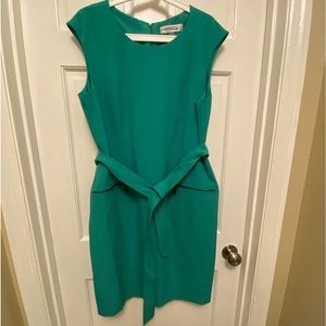 Kasper size 14 NWOT Green Dress